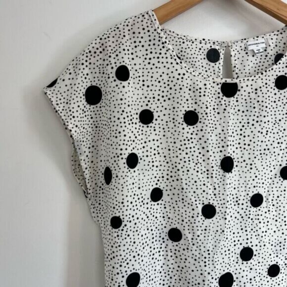 Jacqueline de Yong Women’s Short Sleeve Polka Dot size 34 Listed as Small - Picture 13 of 13